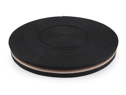 Sangle tressée double face, largeur 38 mm