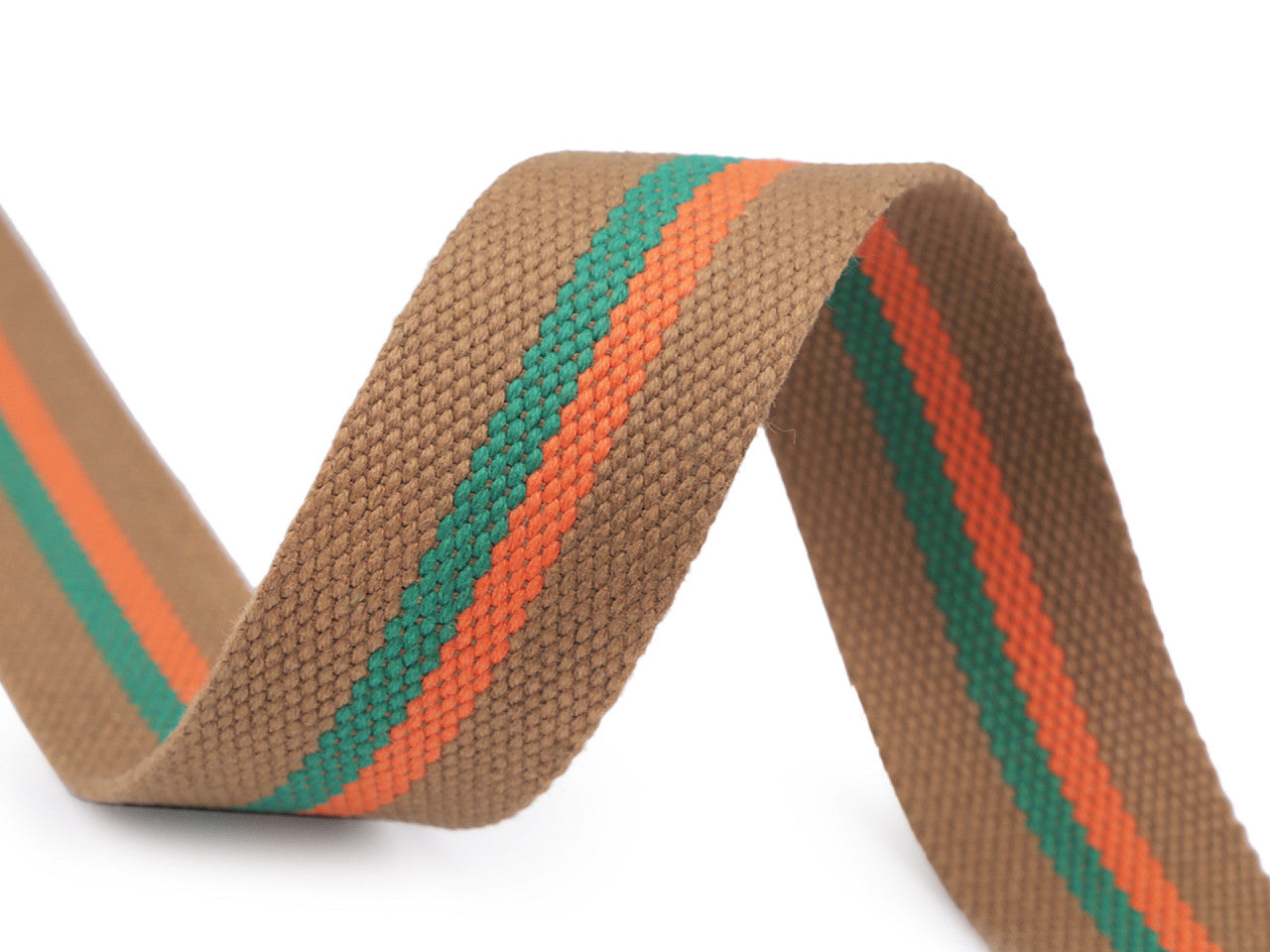 Sangle tressée double face, largeur 38 mm
