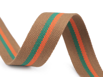 Sangle tressée double face, largeur 38 mm
