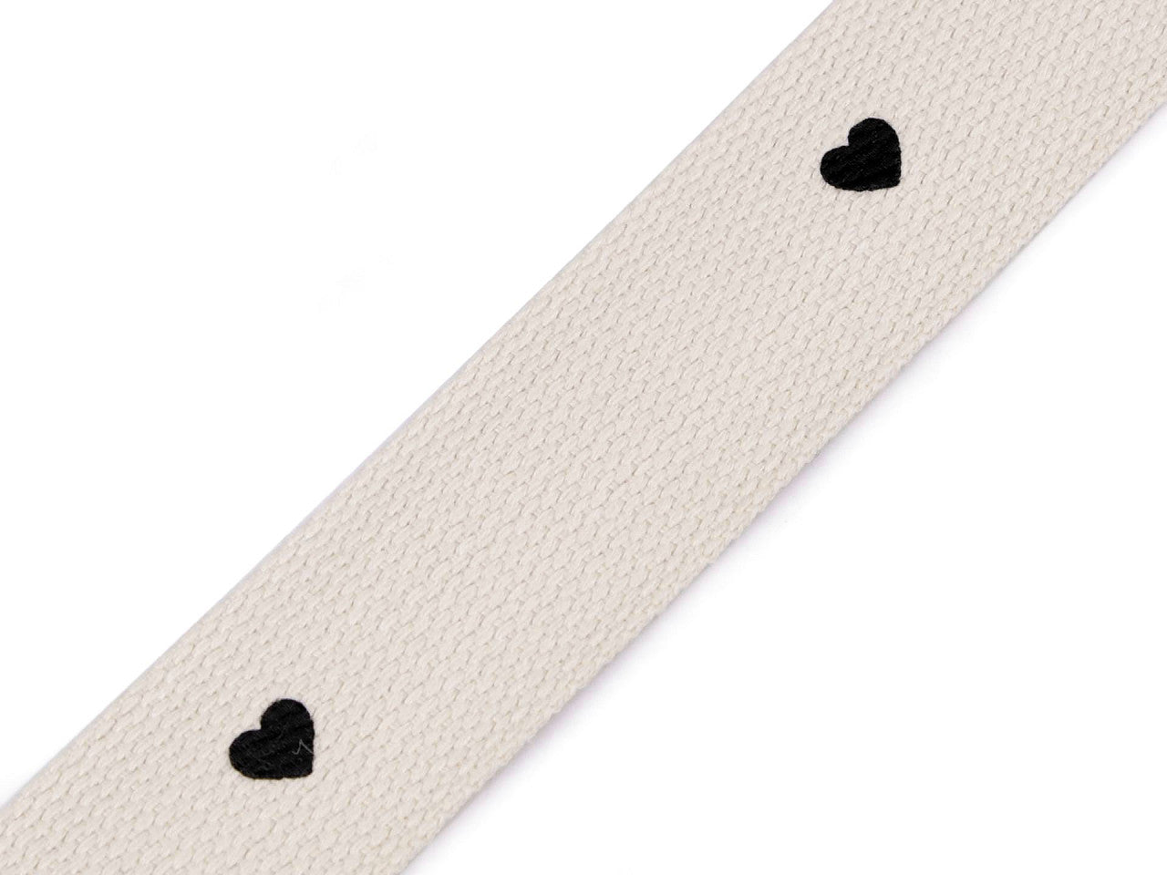 Sangle avec cœurs, largeur 38 mm