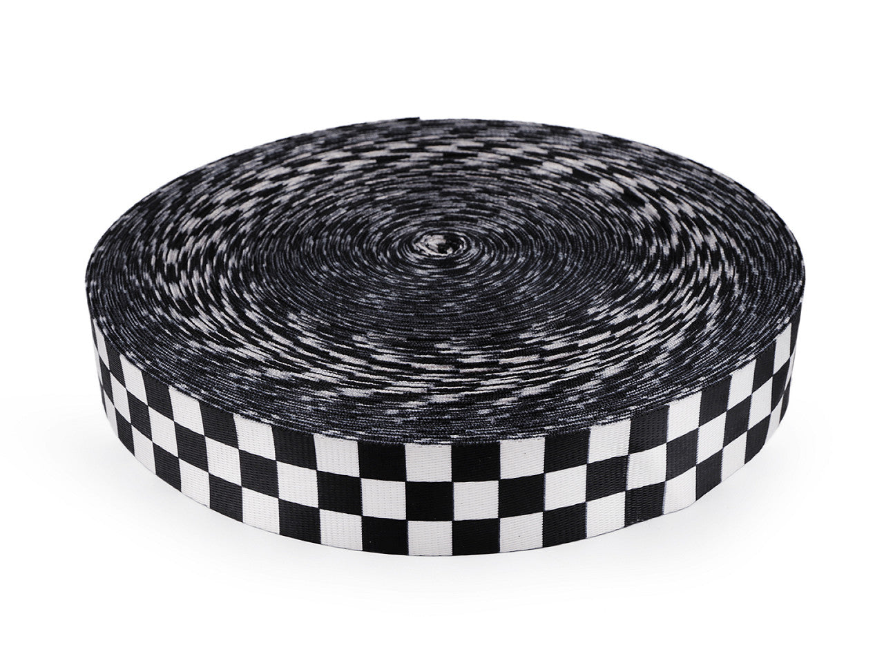 Sangle lisse double face avec effet brillant, largeur 38 mm
