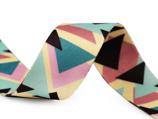 Sangle tressée double face, largeur 38 mm