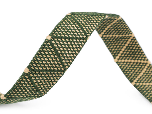 Sangle tressée double face, largeur 30 mm