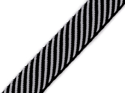 Sangle tressée double face, largeur 20 mm