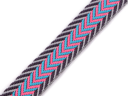 Sangle tressée double face, largeur 20 mm