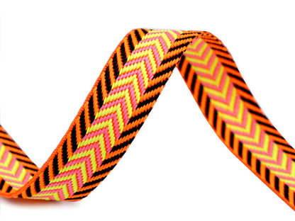 Sangle tressée double face, largeur 20 mm