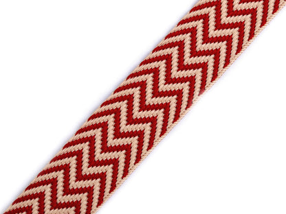 Sangle tressée double face, largeur 20 mm