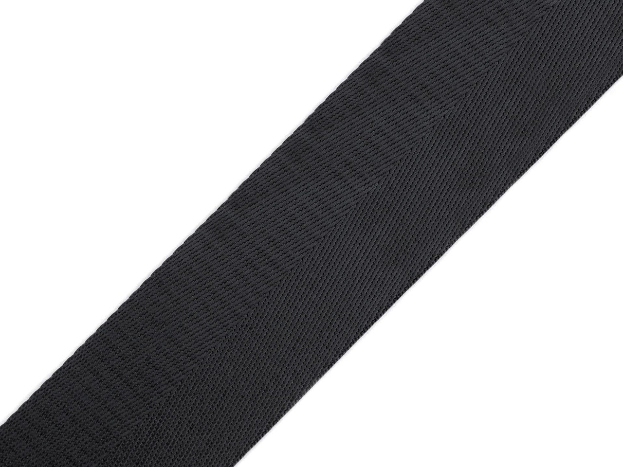 Sangle lisse double face avec effet brillant, largeur 50 mm