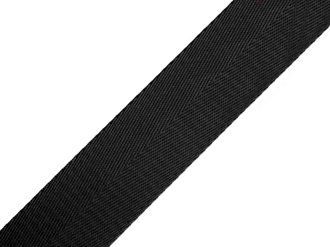 Sangle lisse double face avec effet brillant, largeur 38 mm