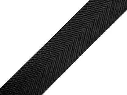Sangle lisse double face avec effet brillant, largeur 38 mm