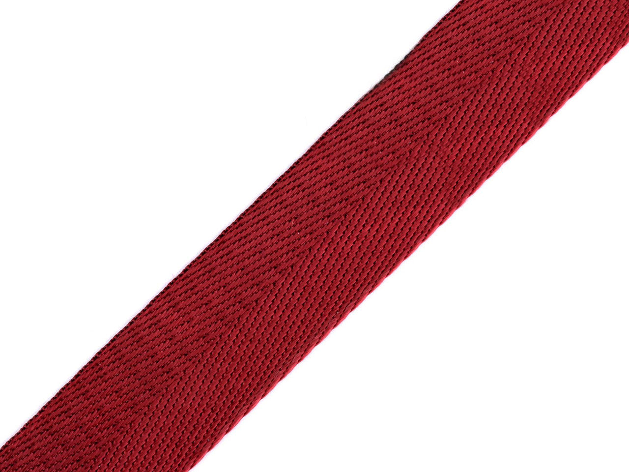 Sangle lisse double face avec effet brillant, largeur 25 mm