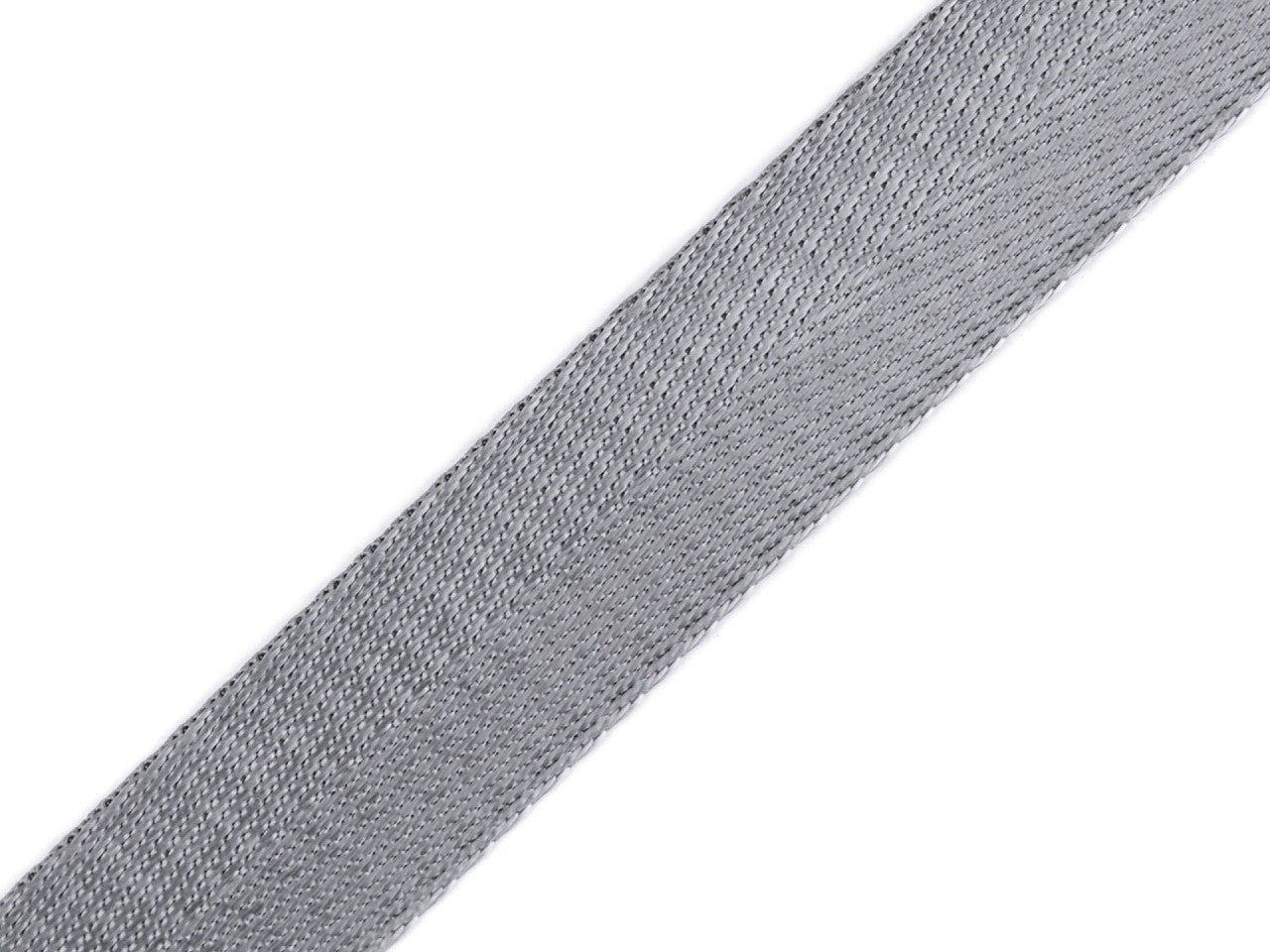 Sangle lisse double face avec effet brillant, largeur 25 mm