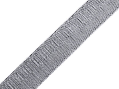Sangle lisse double face avec effet brillant, largeur 25 mm