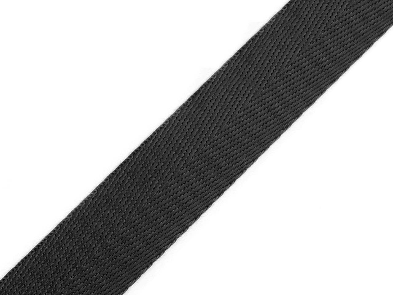 Sangle lisse double face avec effet brillant, largeur 25 mm
