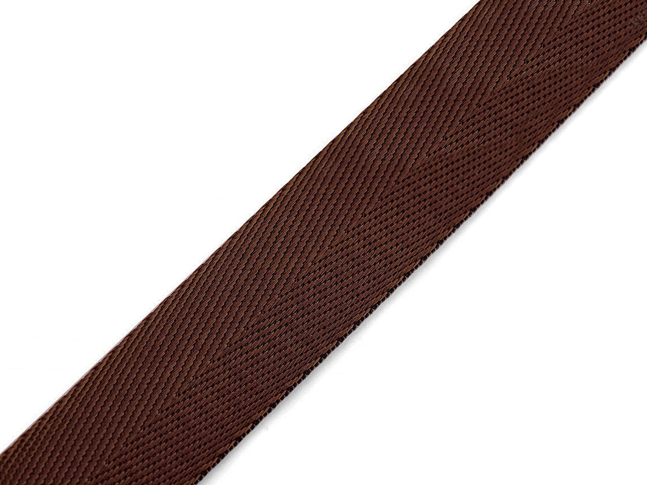 Sangle lisse double face avec effet brillant, largeur 25 mm
