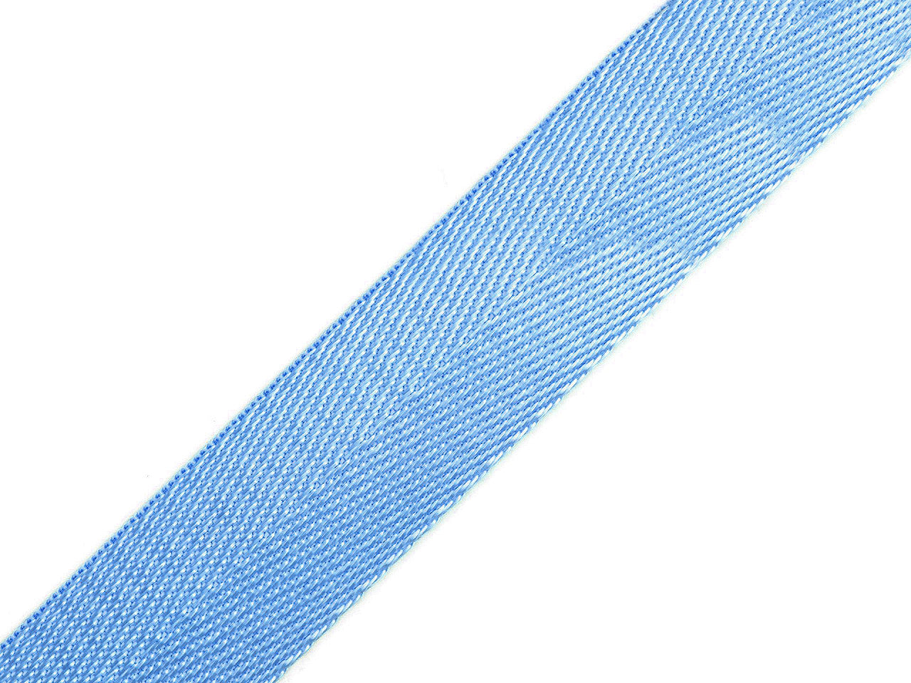 Sangle lisse double face avec effet brillant, largeur 25 mm