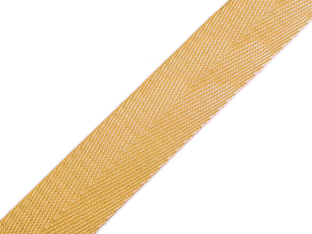 Sangle lisse double face avec effet brillant, largeur 25 mm