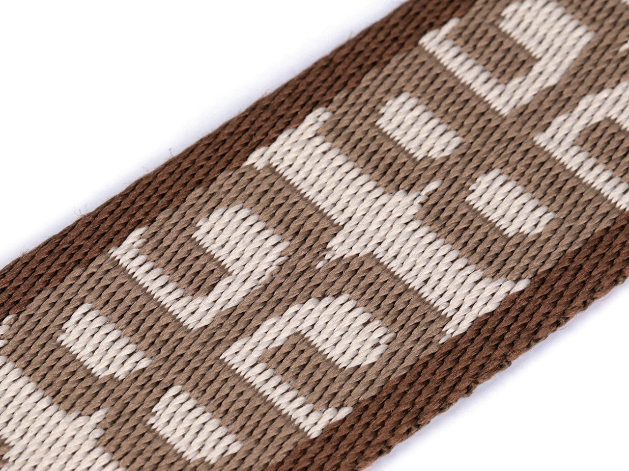 Sangle tressée double face, largeur 38 mm
