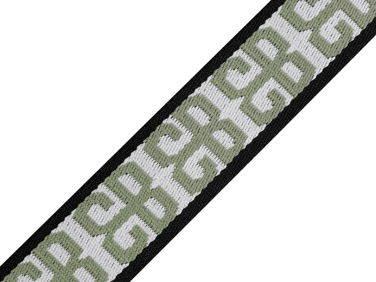 Sangle tressée double face, largeur 38 mm