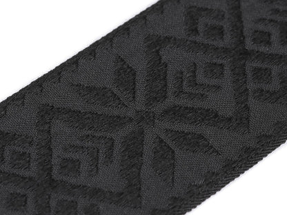 Sangle avec broderie, largeur 48 mm