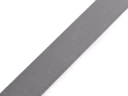 Sangle lisse double face avec effet brillant, largeur 25 mm