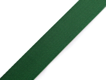 Sangle lisse double face avec effet brillant, largeur 25 mm