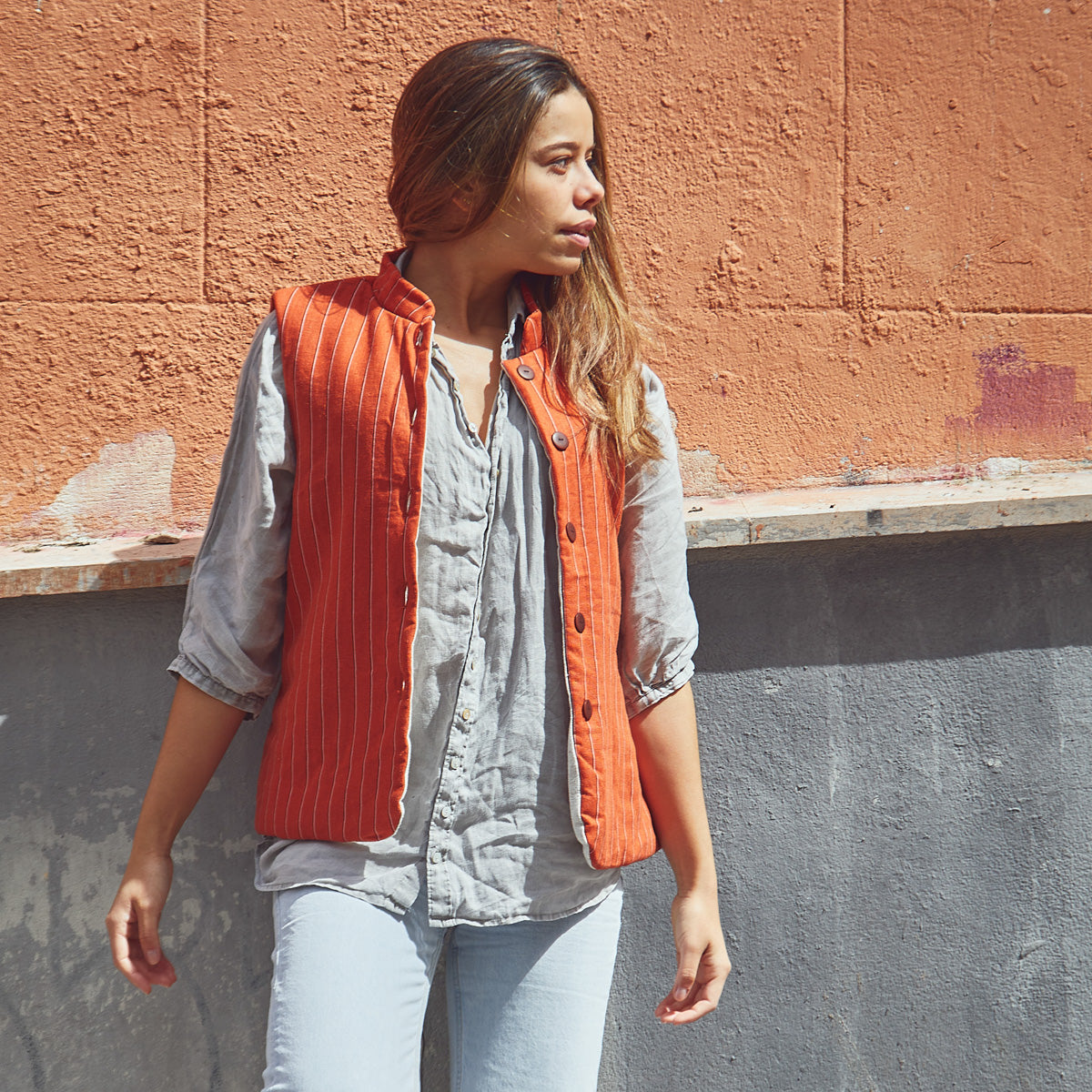 RABAT Patron gilet sans manche femme — IKATEE