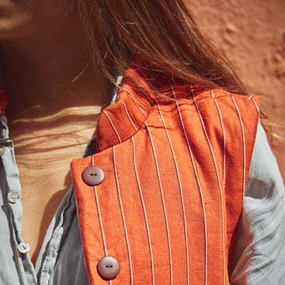 RABAT Patron gilet sans manche femme — IKATEE