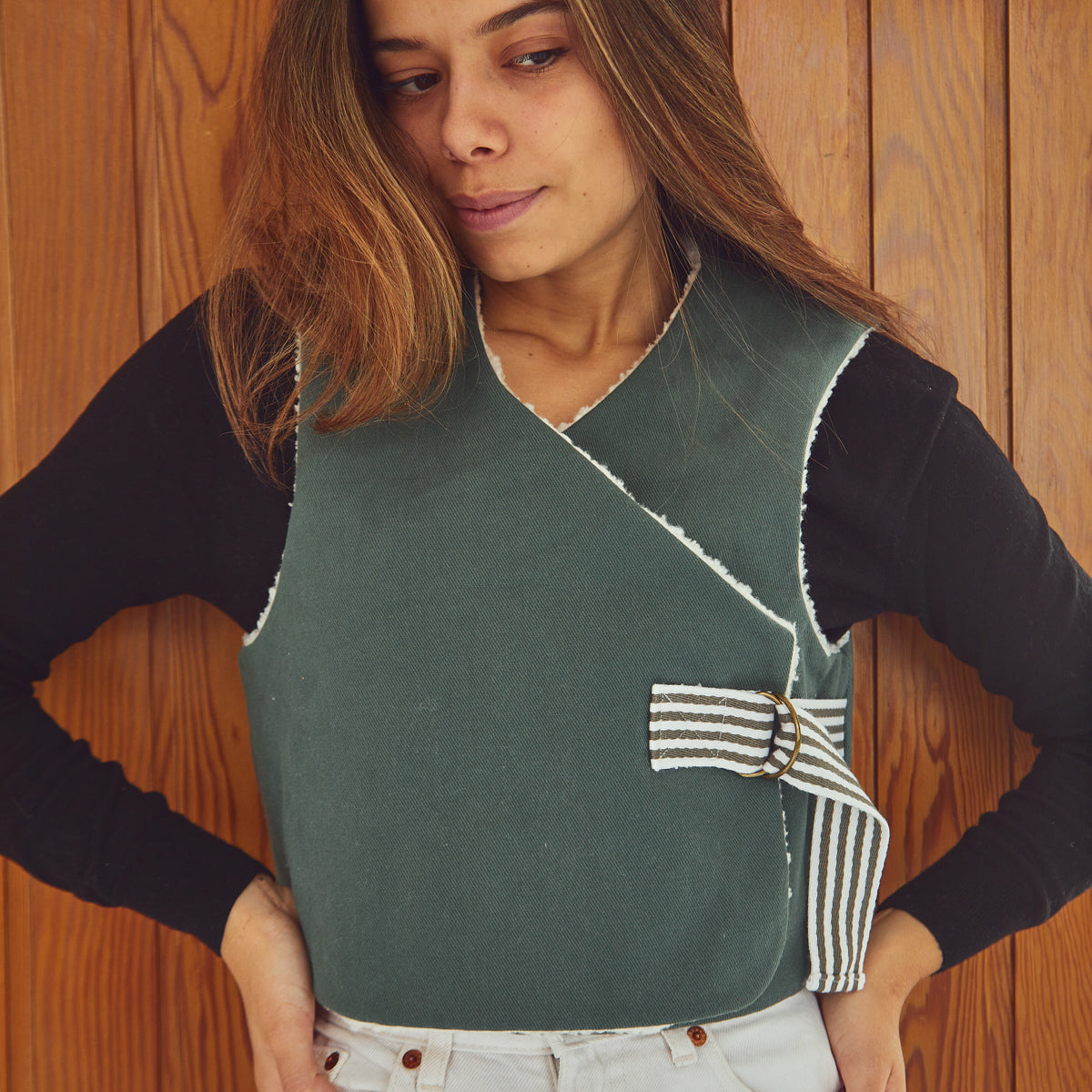 RABAT Patron gilet sans manche femme — IKATEE