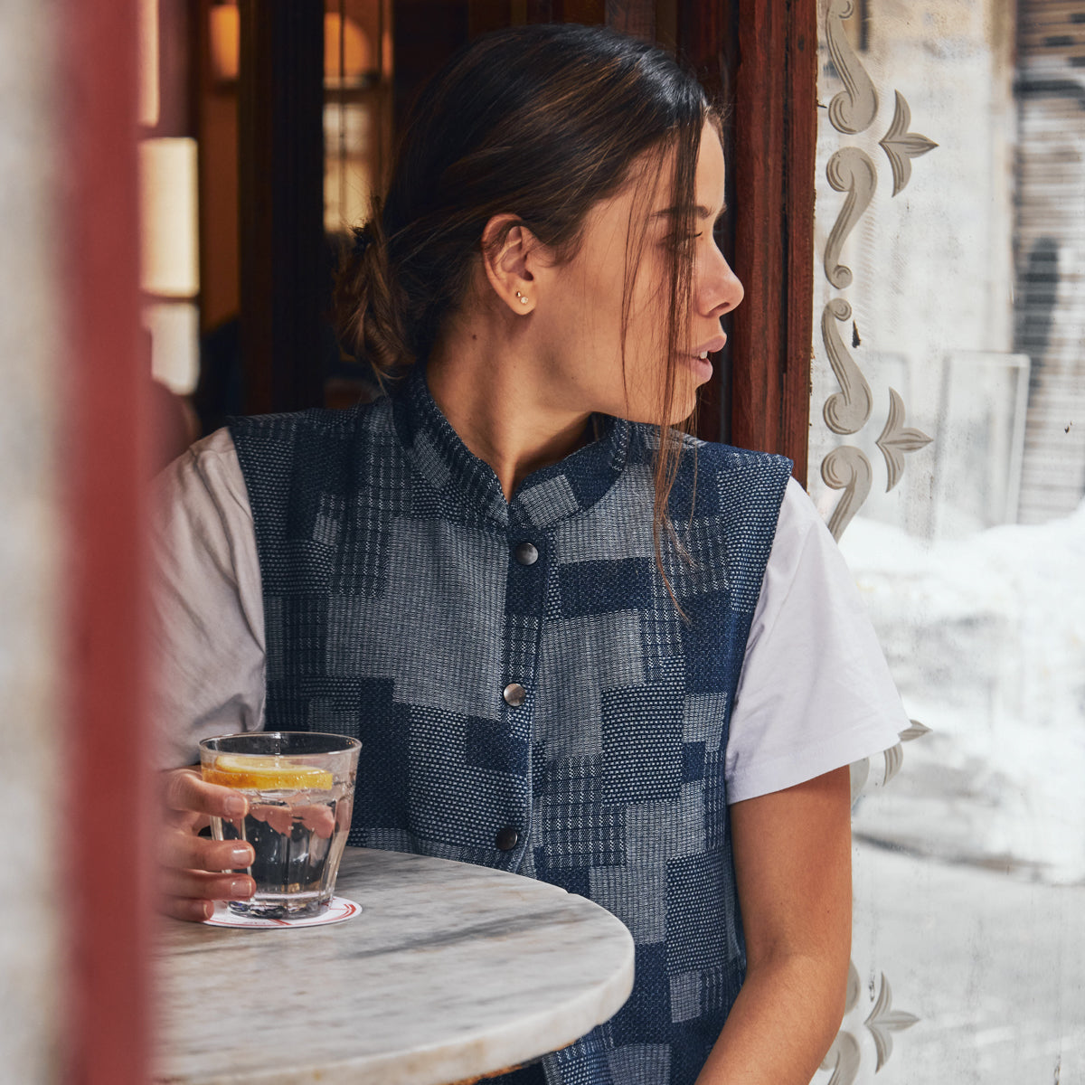 RABAT Patron gilet sans manche femme — IKATEE