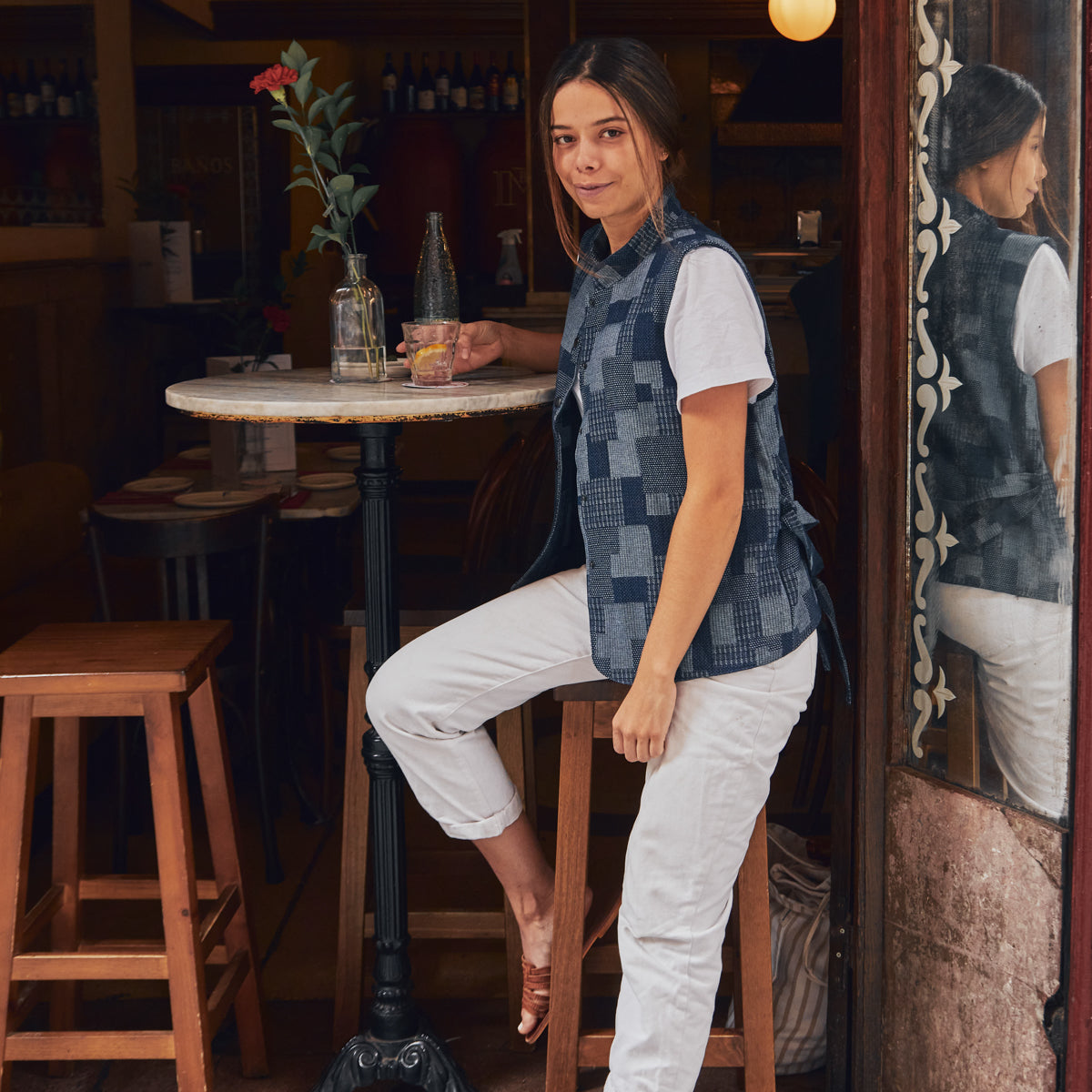 RABAT Patron gilet sans manche femme — IKATEE