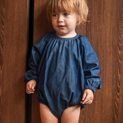 HANOÏ Patron pochette blouse, robe et barboteuse bébé — IKATEE