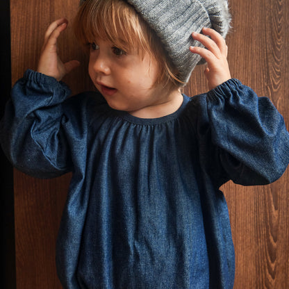 HANOÏ Patron pochette blouse, robe et barboteuse bébé — IKATEE