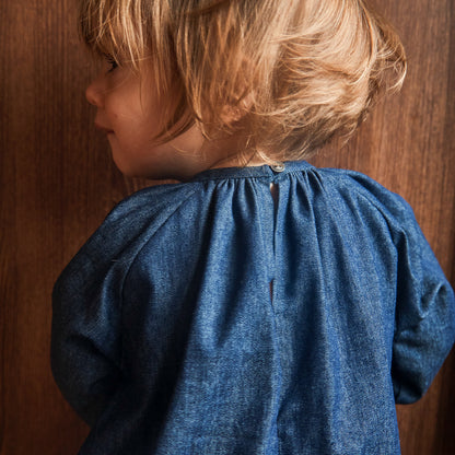 HANOÏ Patron pochette blouse, robe et barboteuse bébé — IKATEE