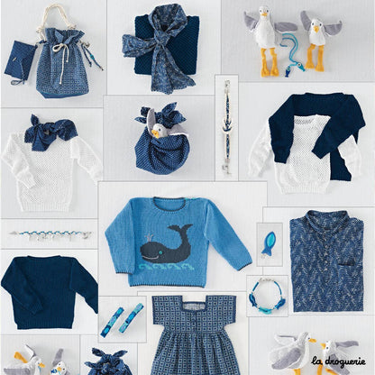 LA DROGUERIE - Livre DIY tricot et couture "En famille à La Droguerie"
