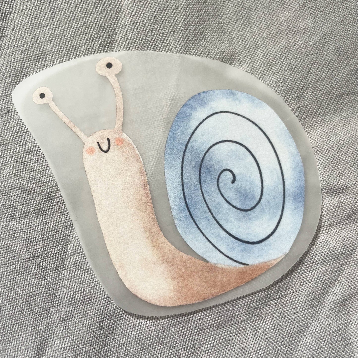 Hannahs Firlefanz - Patch escargot thermocollant pour enfants, cadeau