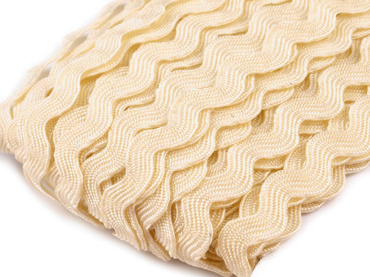 Ruban de liseré Ric Rac, largeur 5 mm - 30m