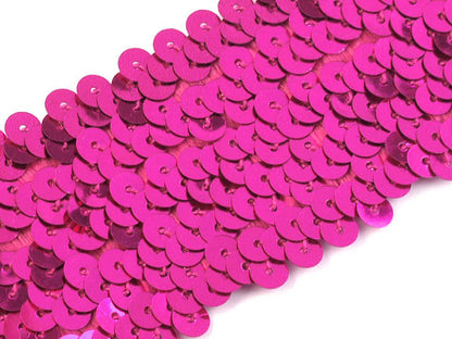 Liseré élastique avec sequins, largeur 45 mm