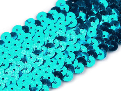 Liseré élastique avec sequins, largeur 45 mm