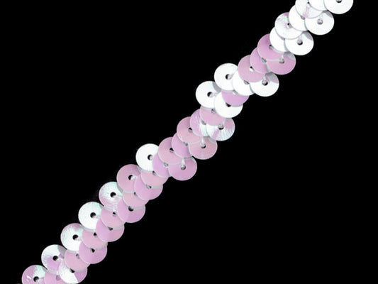 Liseré élastique à sequins, largeur 10 mm