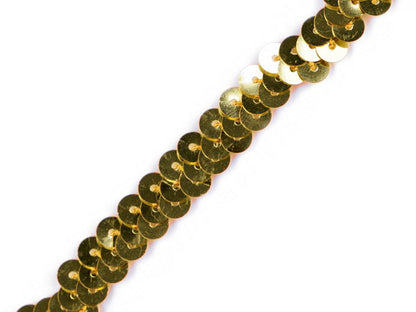 Liseré élastique à sequins, largeur 10 mm