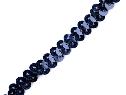 Liseré élastique à sequins, largeur 10 mm