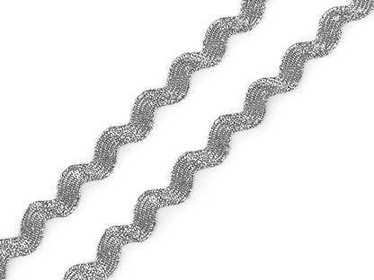 Ruban Ric Rac Arc-en-ciel, largeur 5 mm - 13.5m