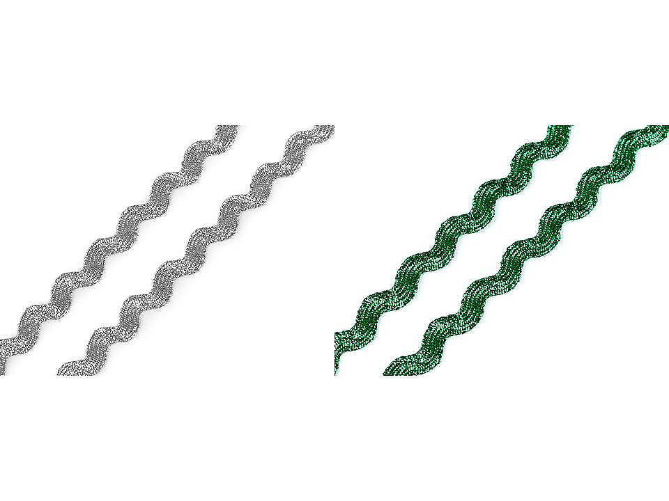 Ruban Ric Rac Arc-en-ciel, largeur 5 mm - 13.5m