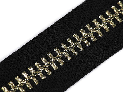 Ruban imitation FAG pour bande latérale de pantalon, largeur 20 mm - 22.5m