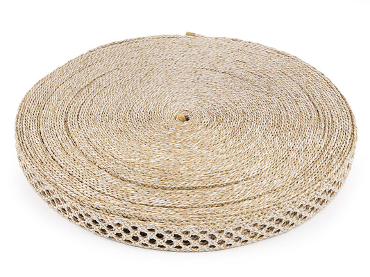 Sangle tressée en polyuréthane, largeur 40 mm