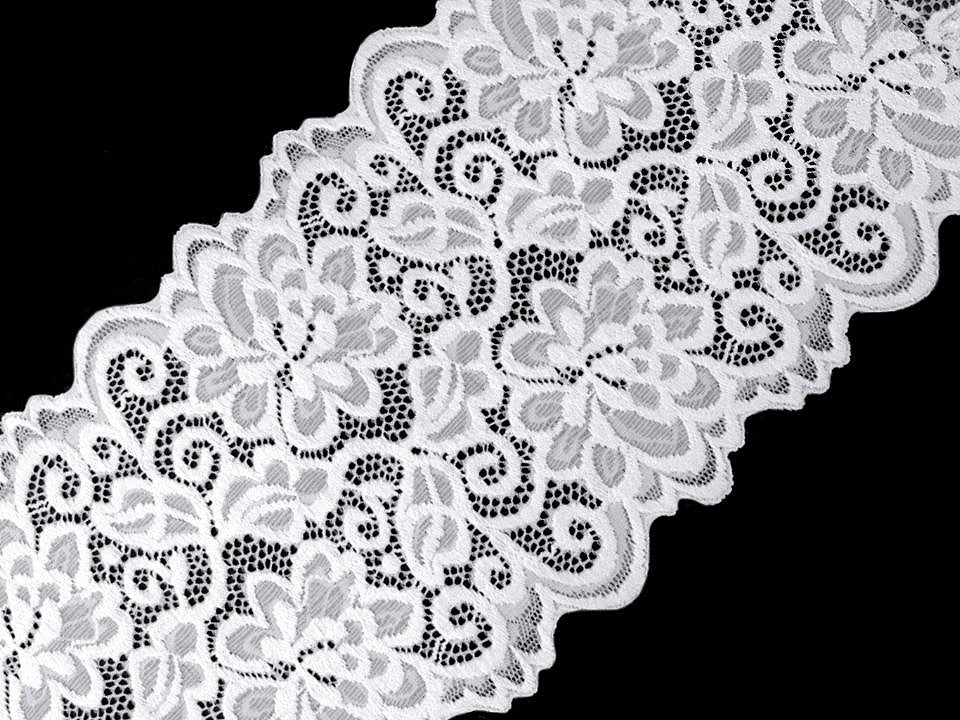 Dentelle élastique, largeur 15 cm
