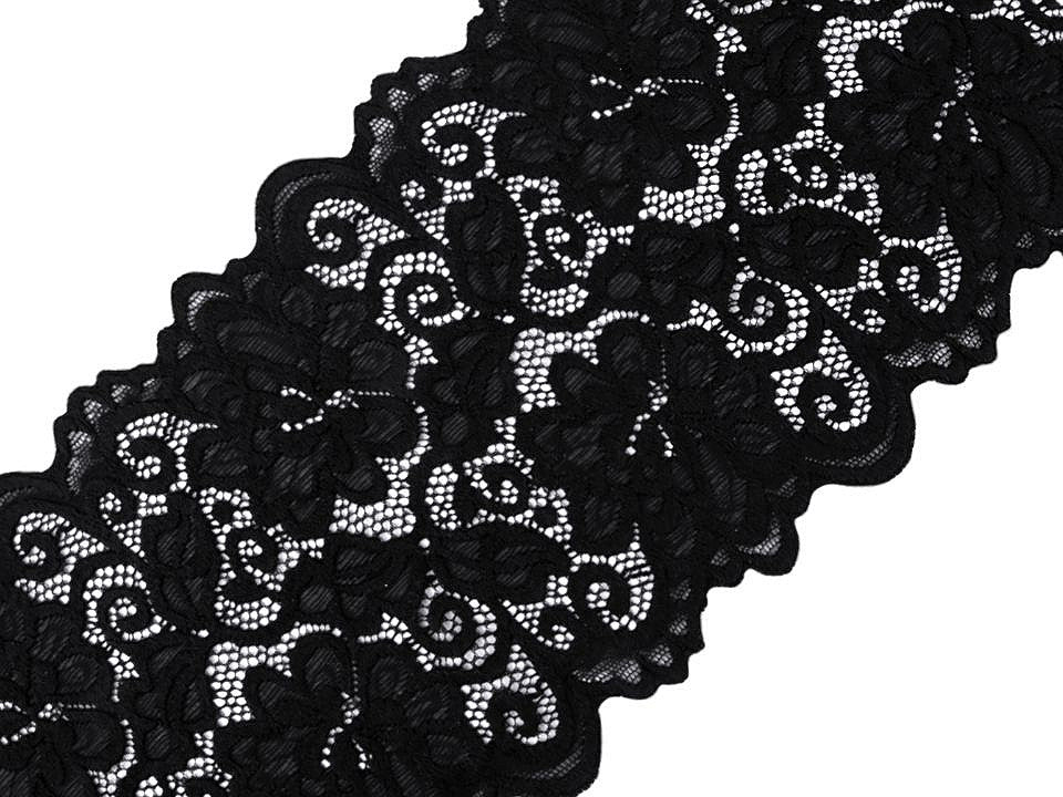 Dentelle élastique, largeur 15 cm