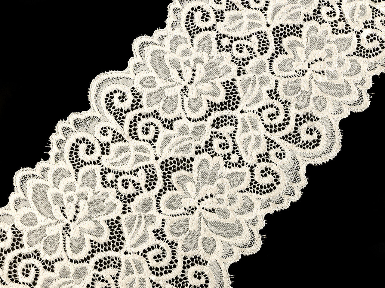 Dentelle élastique, largeur 15 cm
