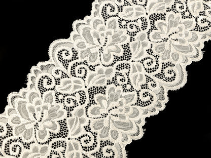 Dentelle élastique, largeur 15 cm